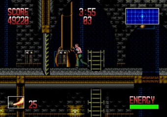 Stage 2 Alien 3 SEGA Genesis gameplay stage 2