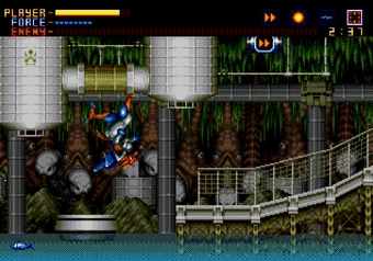 Alien Soldier — stage 10 gameplay on SEGA Genesis/Mega Drive