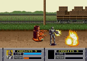 Level 1 Gameplay Alien Storm level 1 gameplay on SEGA Genesis/Mega Drive