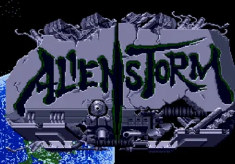 Title Screen Alien Storm title screen on SEGA Genesis/Mega Drive