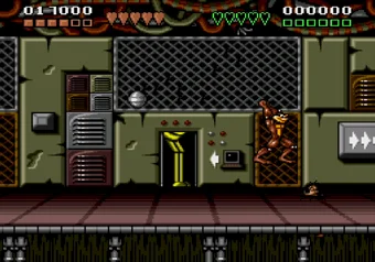 Level 2 gameplay Battletoads & Double Dragon level 2 gameplay on SEGA Genesis