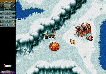 Mission 3 gameplay Cannon Fodder mission 3 gameplay on SEGA Genesis
