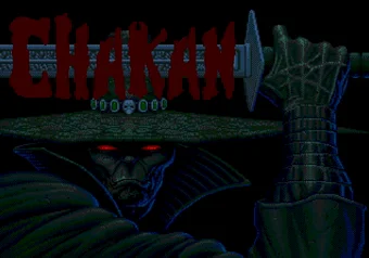 Title screen Chakan: The Forever Man title screen on SEGA Genesis/Mega Drive