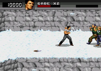 Cliffhanger — level 1 gameplay on SEGA Genesis/Mega Drive