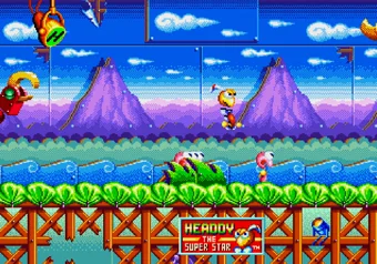 Dynamite Headdy screenshot