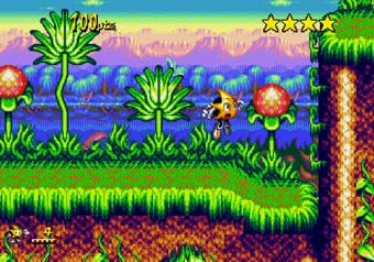 Ristar game Ristar screenshot