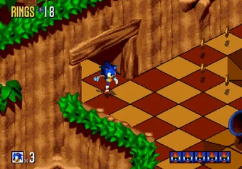 Sonic 3D Blast game Sonic 3D Blast screenshot