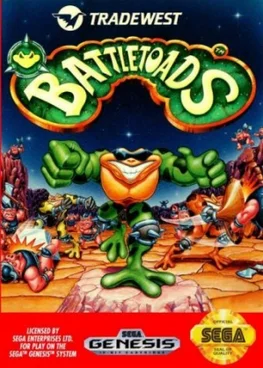 Battletoads SEGA game poster