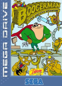 Boogerman: A Pick and Flick Adventure SEGA game poster