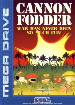 Cannon Fodder SEGA game poster