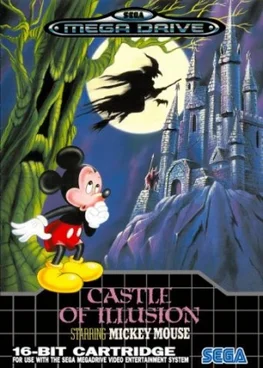 Castle of Illusion Starring Mickey Mouse SEGA game poster