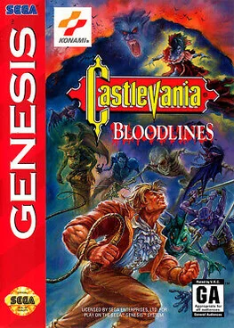 Castlevania: Bloodlines (The New Generation) SEGA game poster