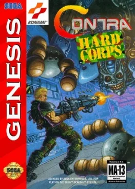 Contra: Hard Corps SEGA game poster