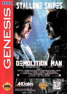 Demolition Man SEGA game poster