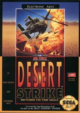 Desert Strike: Return to the Gulf SEGA game poster