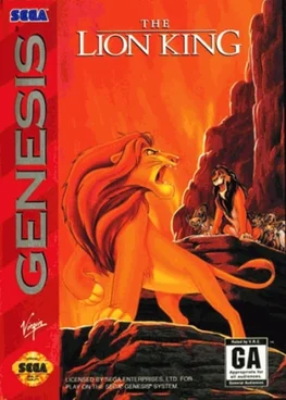 The Lion King SEGA game poster