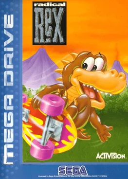 Radical Rex SEGA game poster