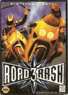 Road Rash 3 SEGA game poster