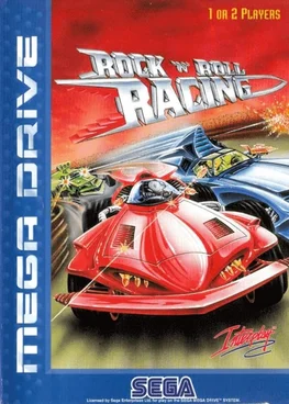 Rock n’ Roll Racing SEGA game poster