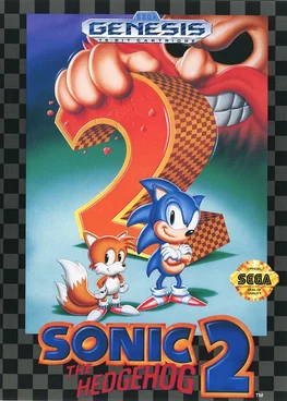 Sonic The Hedgehog 2 SEGA game poster