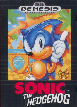 Sonic The Hedgehog SEGA game poster