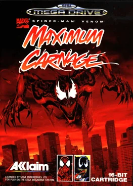 Spider-Man & Venom: Maximum Carnage SEGA game poster