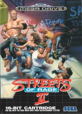 Streets of Rage 2 SEGA game poster