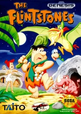 The Flintstones SEGA game poster