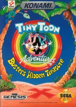 Tiny Toon Adventures: Buster's Hidden Treasure SEGA game poster