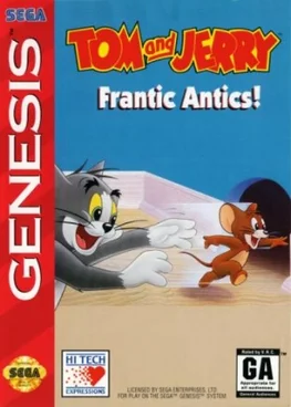 Tom and Jerry: Frantic Antics SEGA game poster