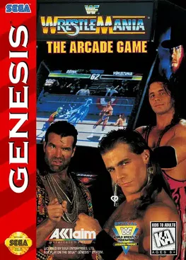 WWF WrestleMania: The Arcade Game SEGA game poster