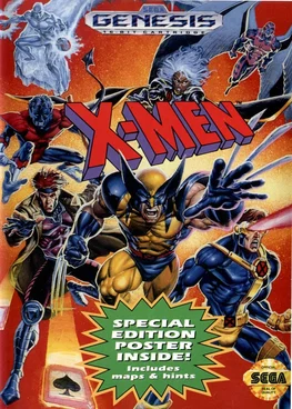 X-Men SEGA game poster