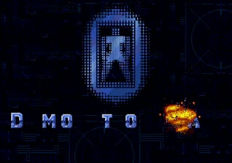 Demolition Man title screen on SEGA Genesis/Mega Drive