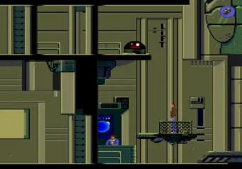 Flashback: The Quest for Identity — Earth level gameplay