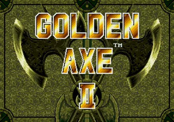 Title Screen Golden Axe 2 title screen on SEGA Genesis/Mega Drive
