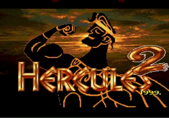 Title screen Hercules 2 title screen on SEGA Genesis/Mega Drive