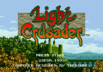 Title Screen Light Crusader title screen on SEGA Genesis/Mega Drive
