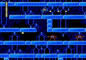 Mega Man 2 gameplay in Mega Man: The Wily Wars on SEGA Genesis and Mega Drive