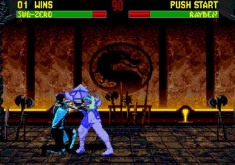 Sub-Zero special moves Sub-Zero performing his Freeze move in Mortal Kombat 2 on SEGA Genesis