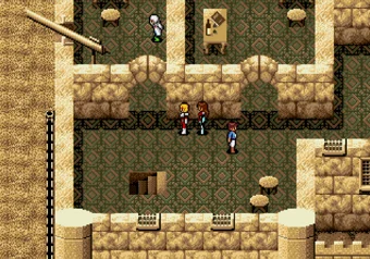 Phantasy Star IV — opening gameplay on Motavia on SEGA Genesis/Mega Drive