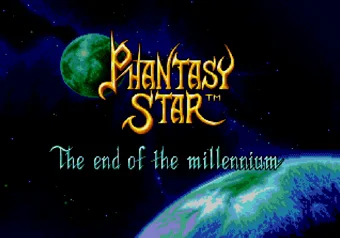Phantasy Star IV title screen on SEGA Genesis/Mega Drive