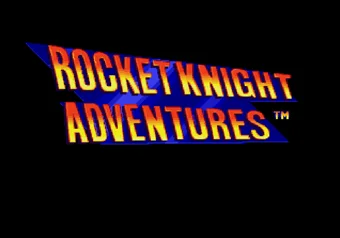 Rocket Knight Adventures title screen on SEGA Genesis/Mega Drive