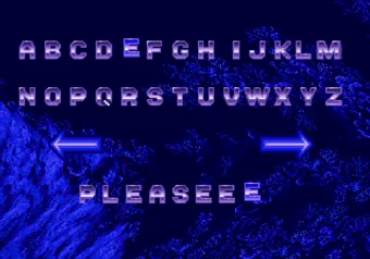 Ecco the Dolphin password entry screen on SEGA Genesis/Mega Drive