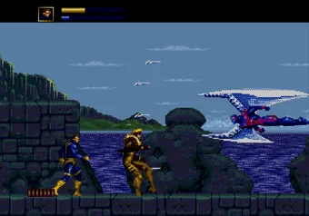 X-Men - Level 4 Gameplay on SEGA Genesis/Mega Drive