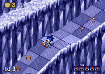 Diamond Dust Zone Sonic 3D Blast — Diamond Dust Zone gameplay on SEGA Genesis