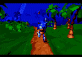 Title Screen Sonic 3D Blast title screen on SEGA Genesis