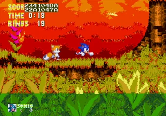 Sonic the Hedgehog 3 animation viewer showing character moves in Debug Mode