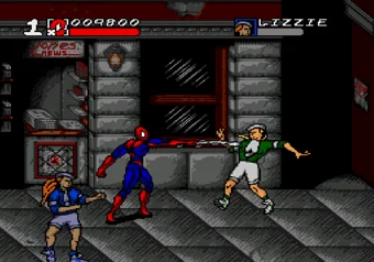 Spider-Man & Venom: Maximum Carnage - Level 1 Boss Fight with Lizzie and Dana