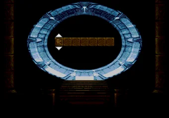 Level Passwords Demonstration Password input screen in Stargate on SEGA Genesis/Mega Drive
