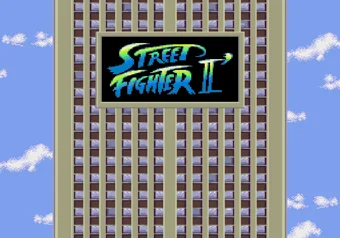 Street Fighter 2: Special Champion Edition title screen on SEGA Genesis